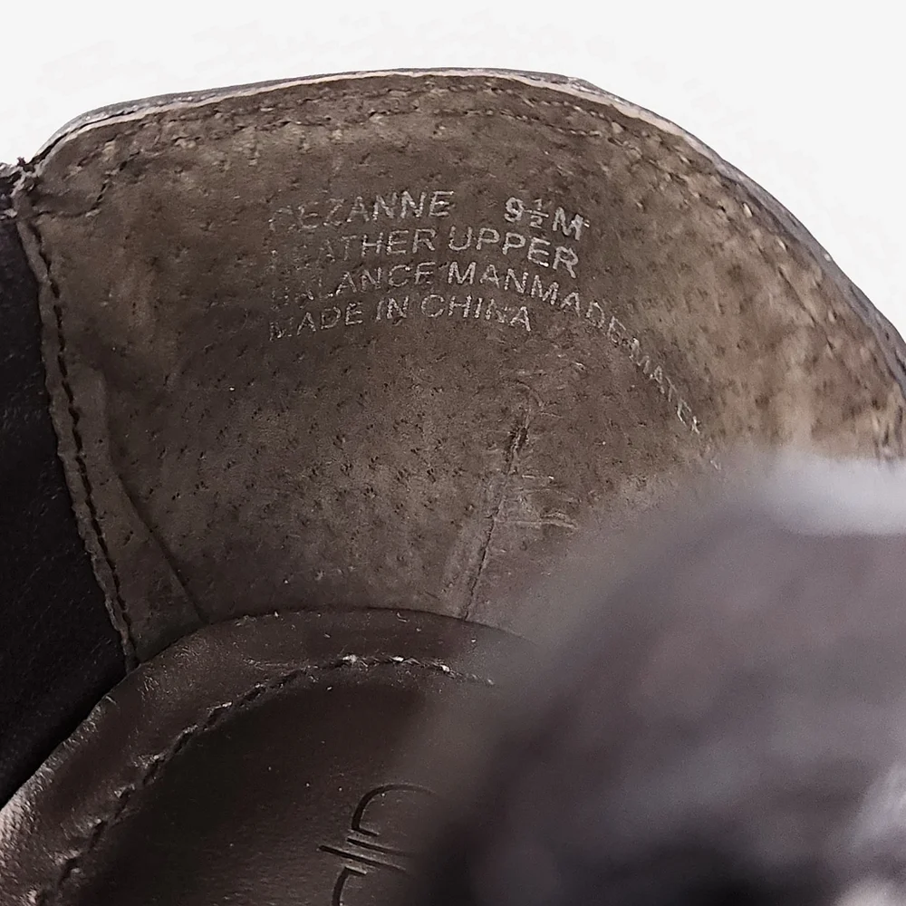 APEPAZZA Brown Leather Mary Jane Pumps US 9.5 - Picture 8 of 10